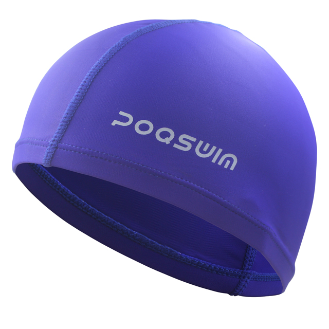 POQSWIM Solid Lycra Swim Cap Long Hair Swim Cap